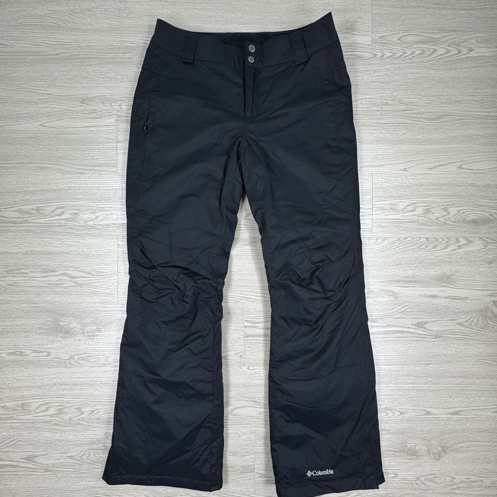Columbia Women's Snow Pants Omni-Tech Waterproof Insulated Black Sz Med Regular